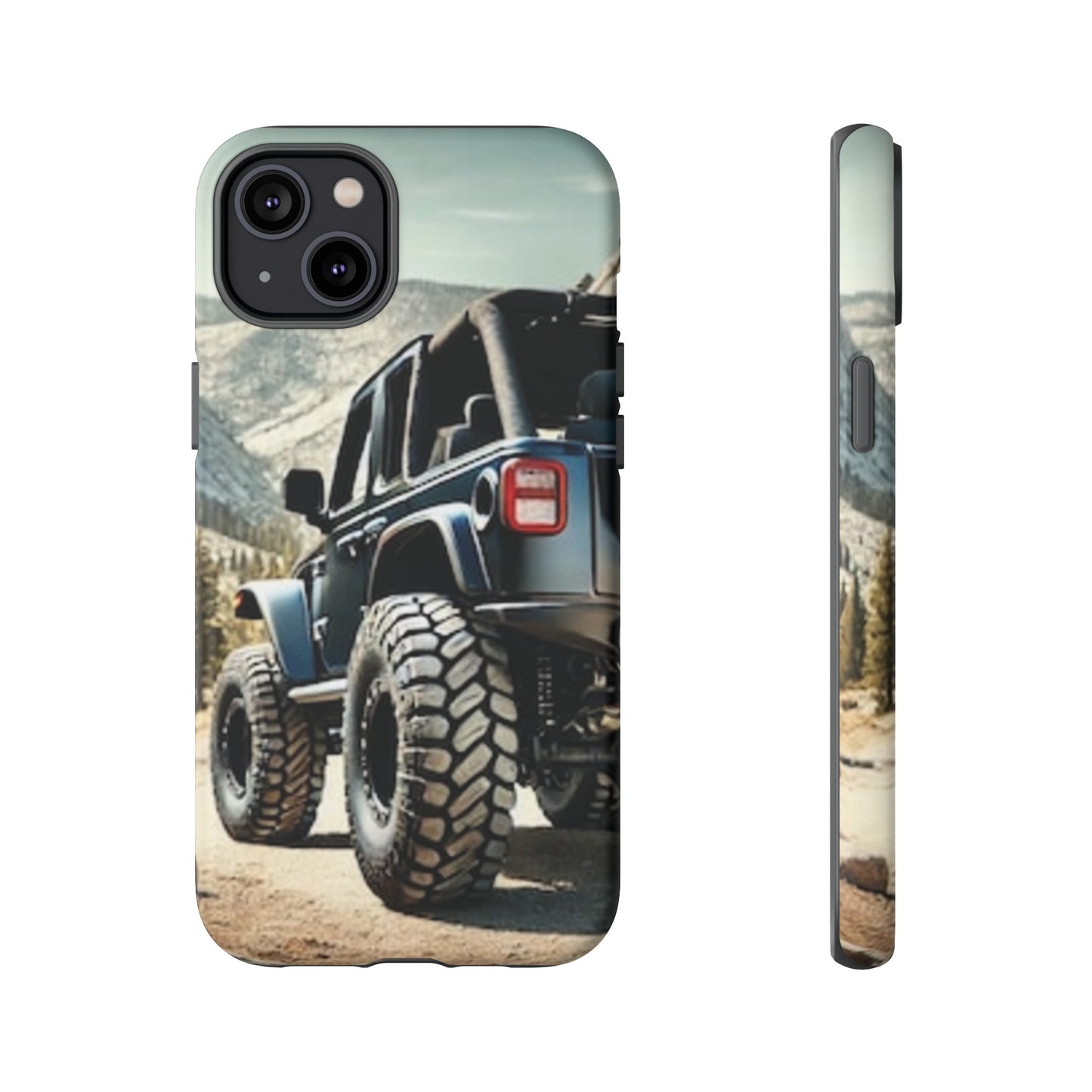 Blue Jeep Protective Phone Case