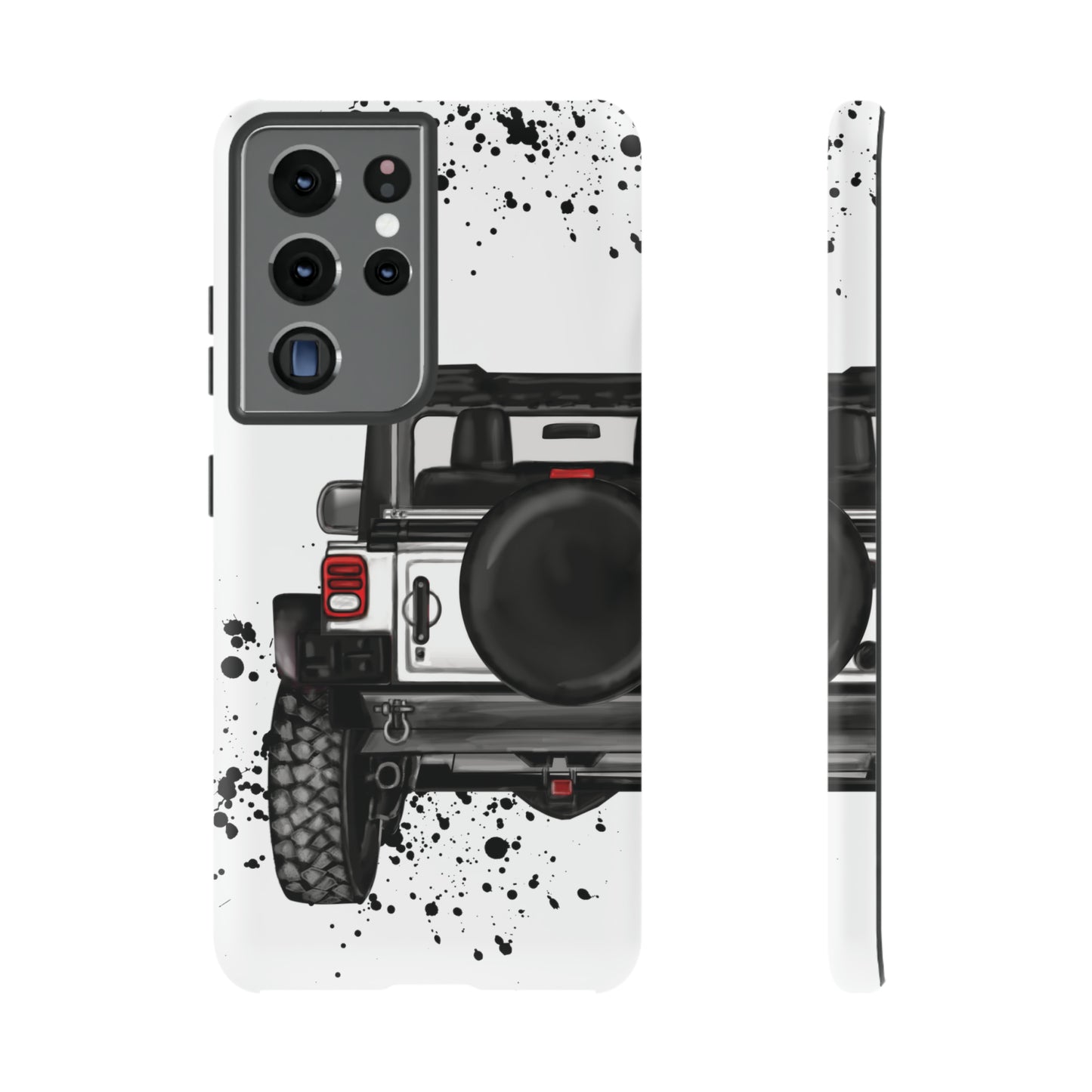 Off Road Life White Protective Case for Iphone, Google and Samsung