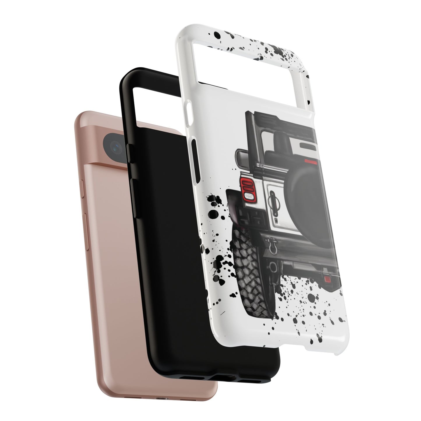 Off Road Life White Protective Case for Iphone, Google and Samsung