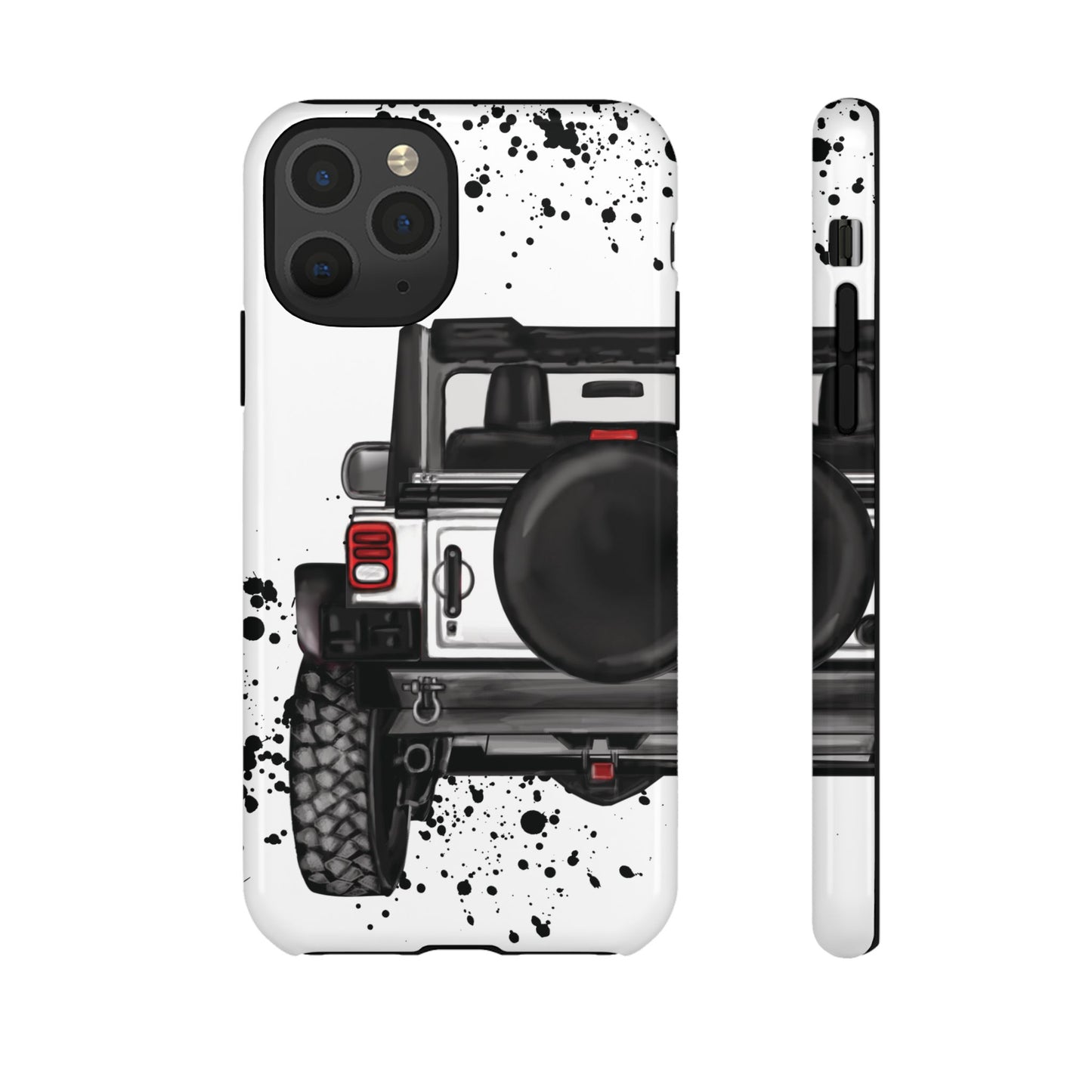 Off Road Life White Protective Case for Iphone, Google and Samsung