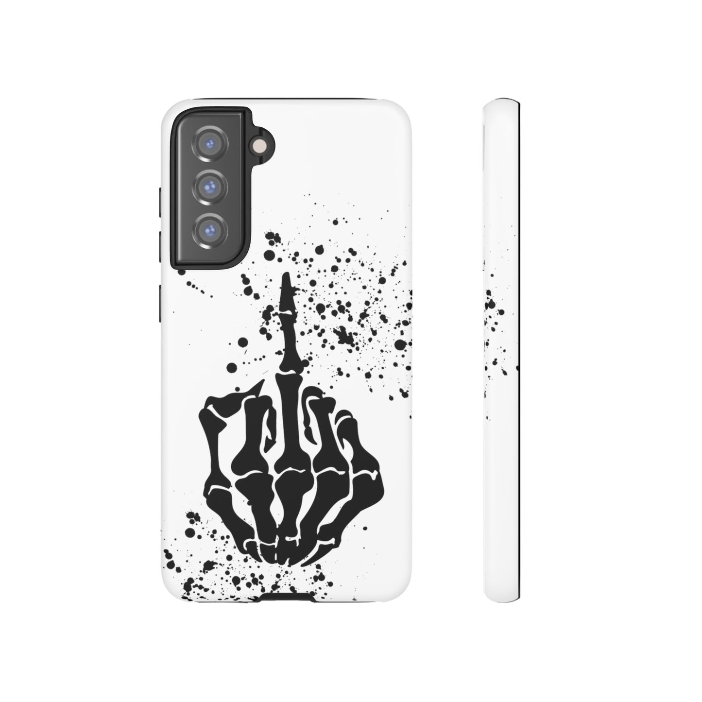 Skeleton, Finger Protective Case for Iphone, a Google and Samsung phones