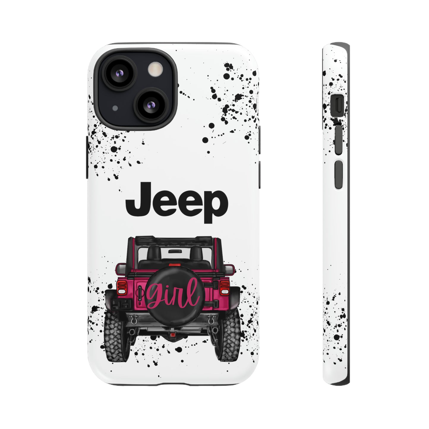 Off Road Girl Red Protective Case for Iphone, Google and Samsung Phones