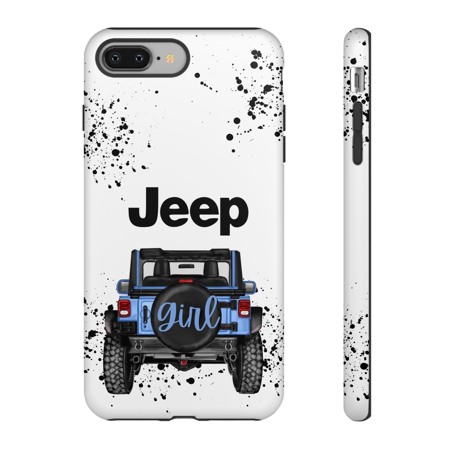 Off Road Girl Light Blue Protective Case for Iphone, Google and Samsung Phones