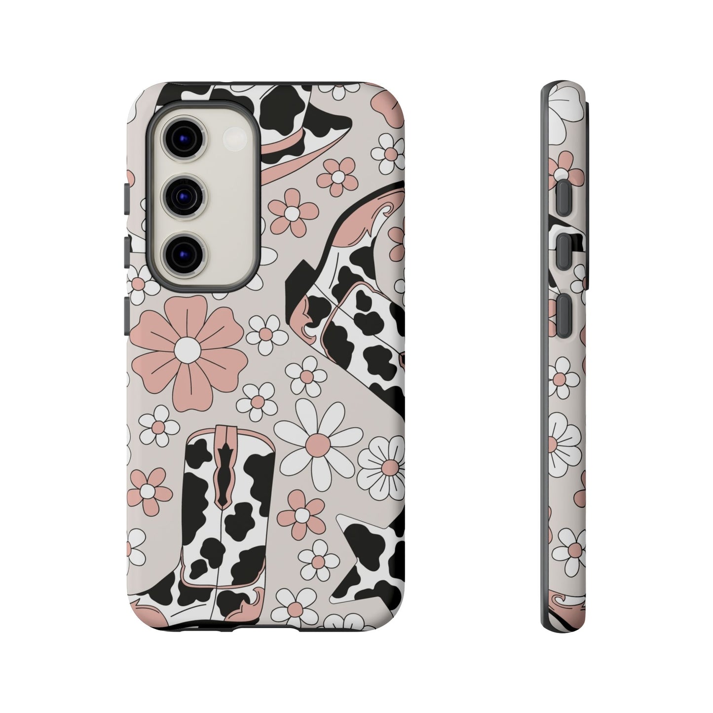 Western Flower Protective Phone Case for Google, Iphone and Samsung Phones