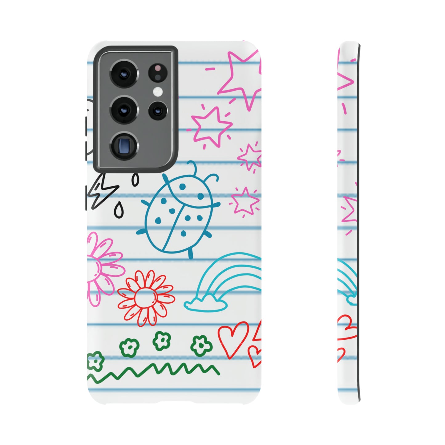 Kid Doodles Protective Phone Case for IPhone, Google and Samsung phones