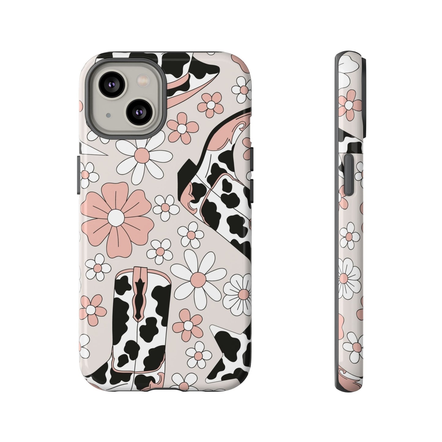 Western Flower Protective Phone Case for Google, Iphone and Samsung Phones