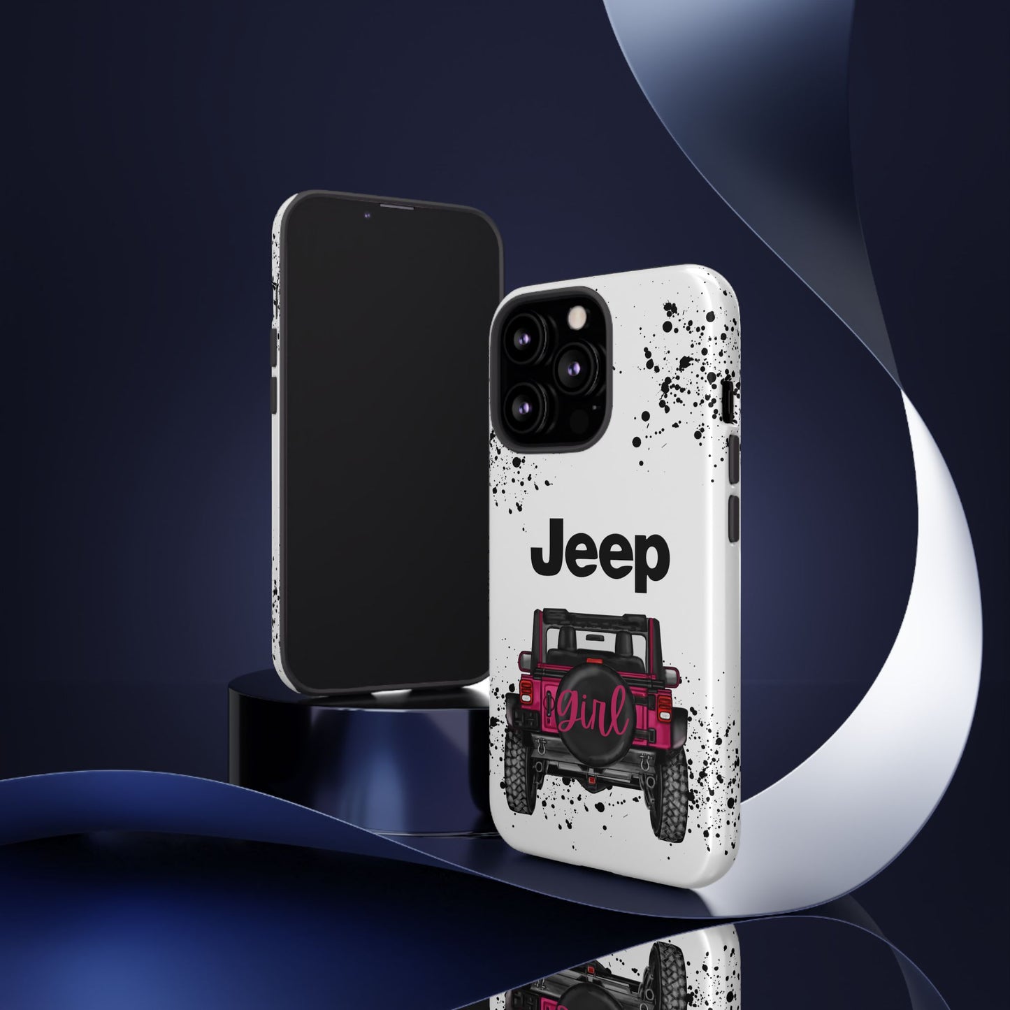 Off Road Girl Red Protective Case for Iphone, Google and Samsung Phones