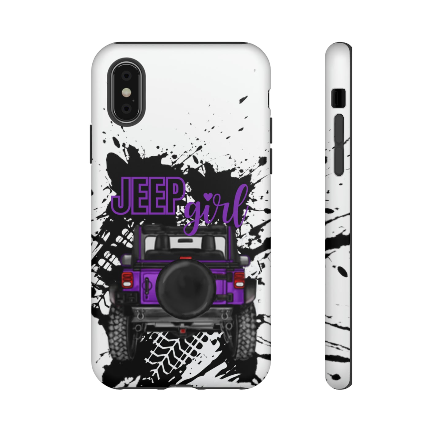 Off Road Girl Purple Tough Cases