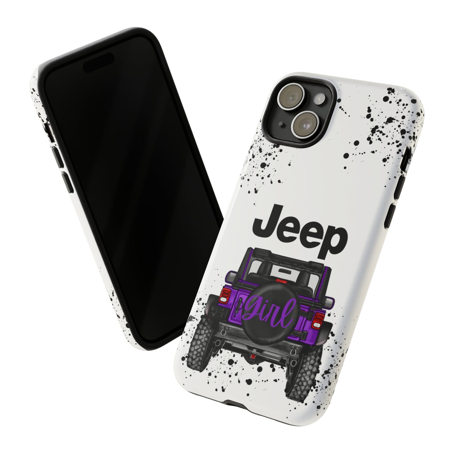 Off Road Girl Dark Purple Protective Case for Iphone, Google and Samsung Phones