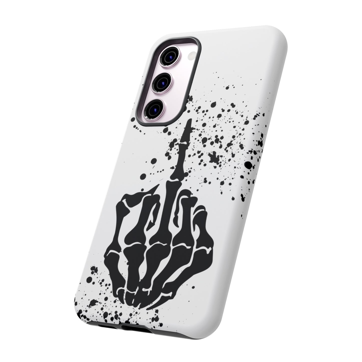 Skeleton, Finger Protective Case for Iphone, a Google and Samsung phones