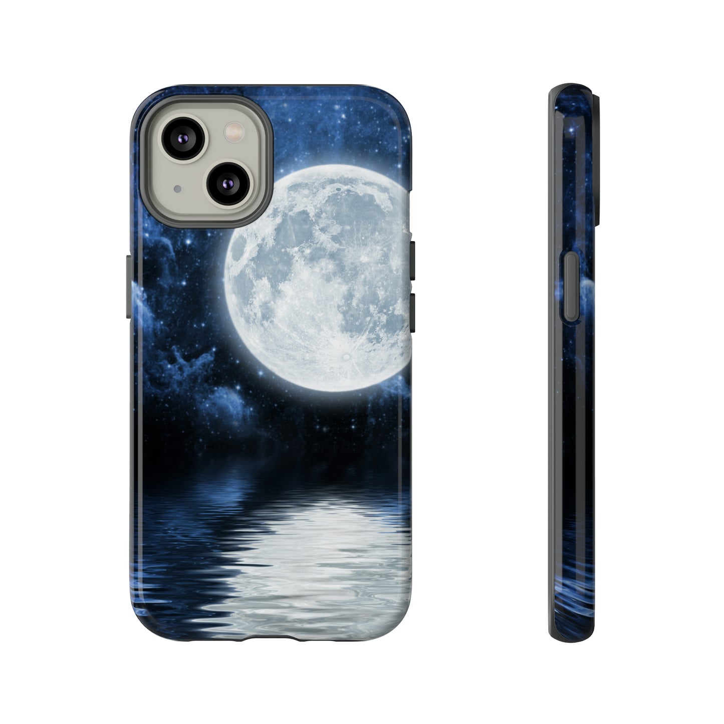 Moon Reflection Protective Phone Case for IPhone, Google and Samsung Phones