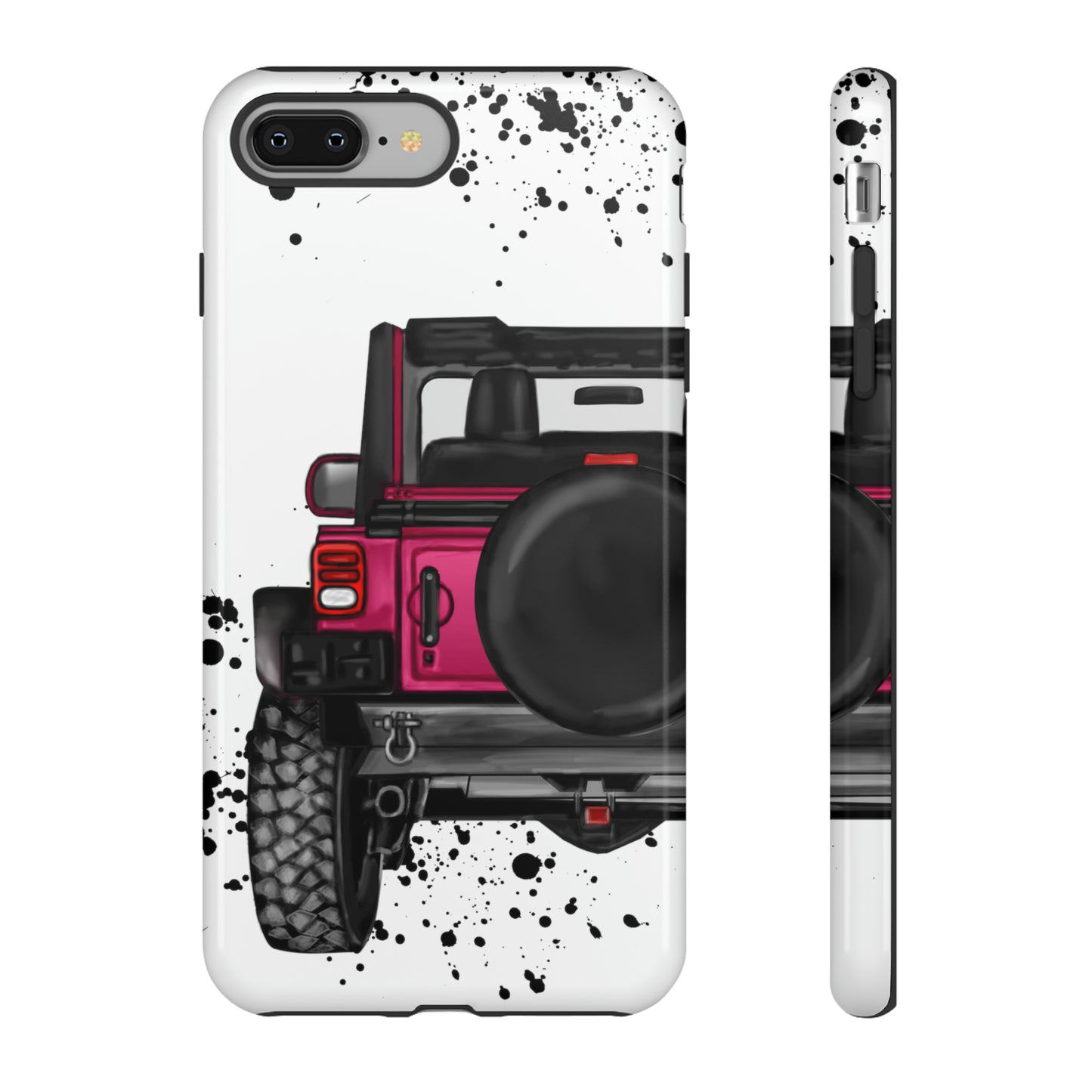 Off Road Life Dark Pink Protective Case for Iphone, Google and Samsung