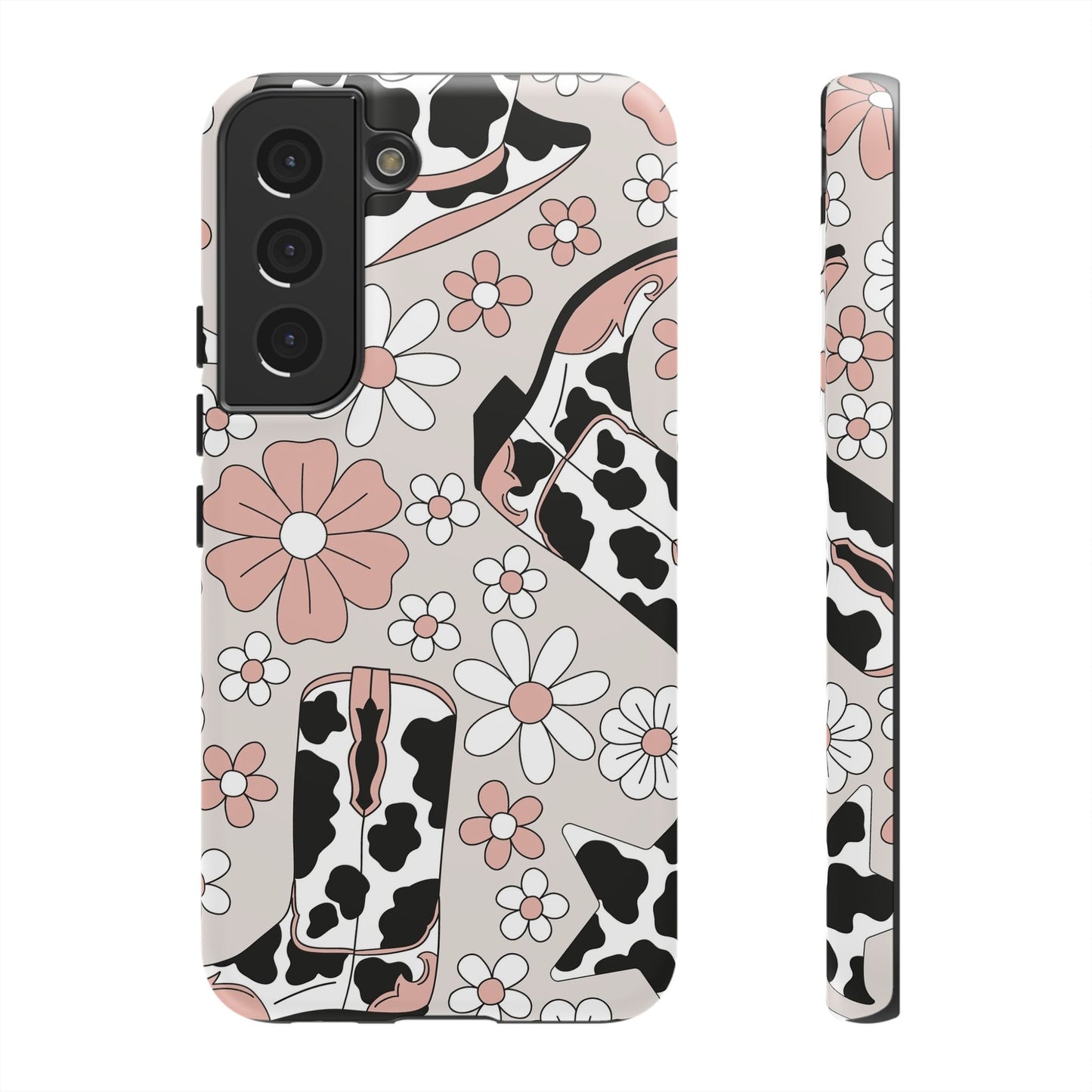 Western Flower Protective Phone Case for Google, Iphone and Samsung Phones