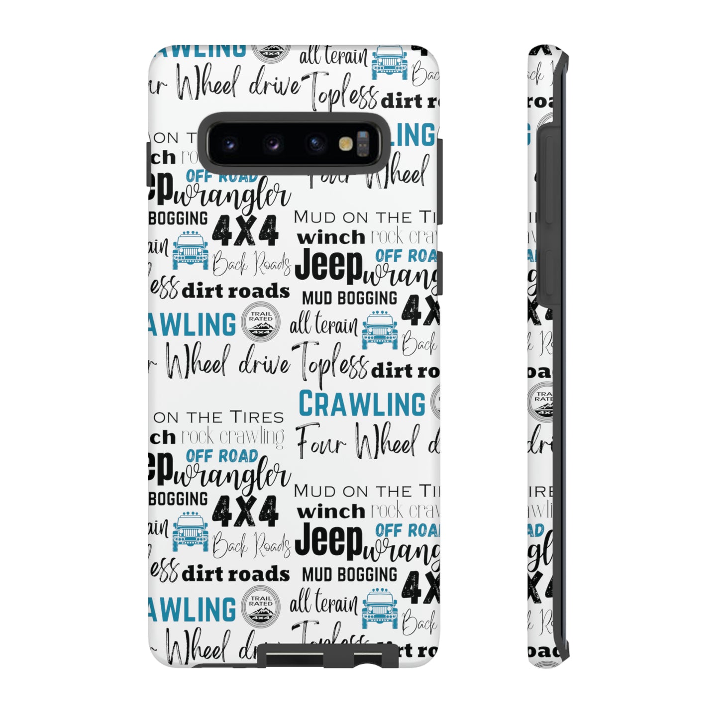 Off Road Subway Art Turquoise Protective Phone Case for Iphone, Samsung and Google Phones