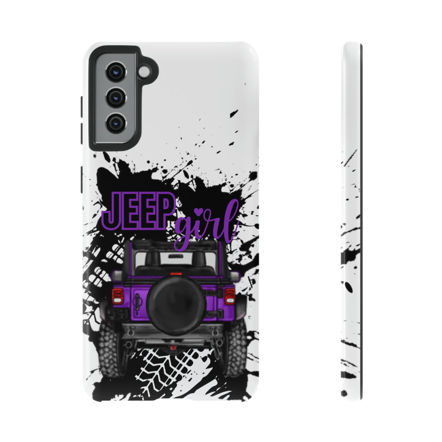 Off Road Girl Purple Tough Cases