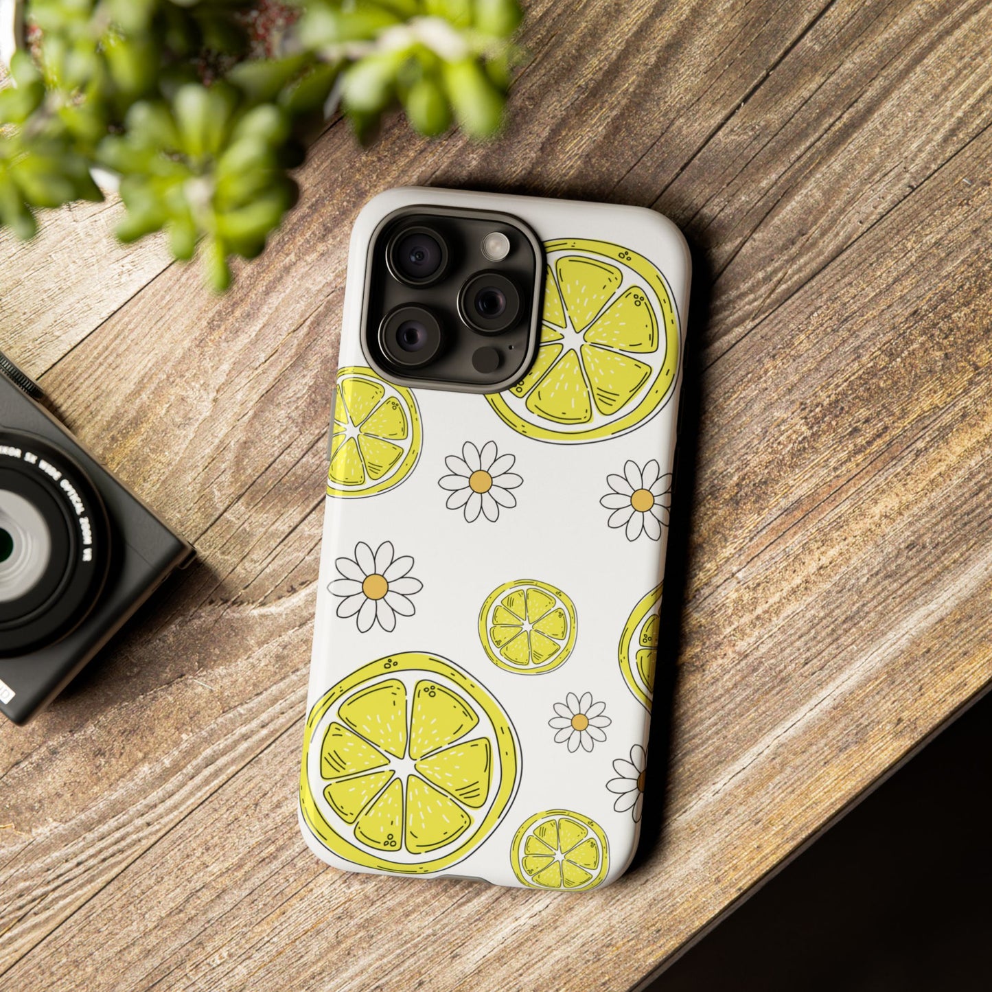 Lemons and Daisys Protective Phone Case