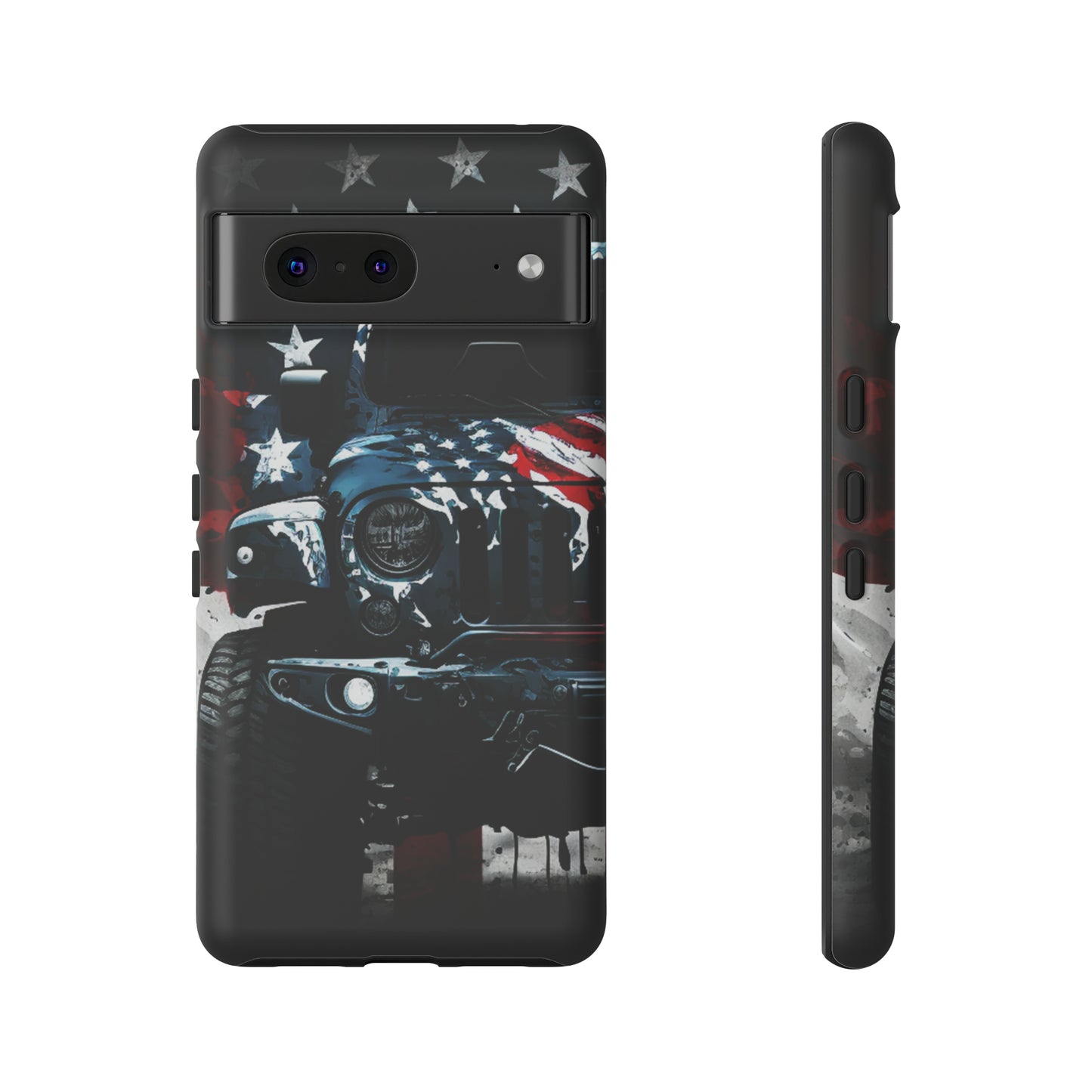 Off Roading Patriotic Protective Drop Proof Case Iphone, Samsung and Google phones