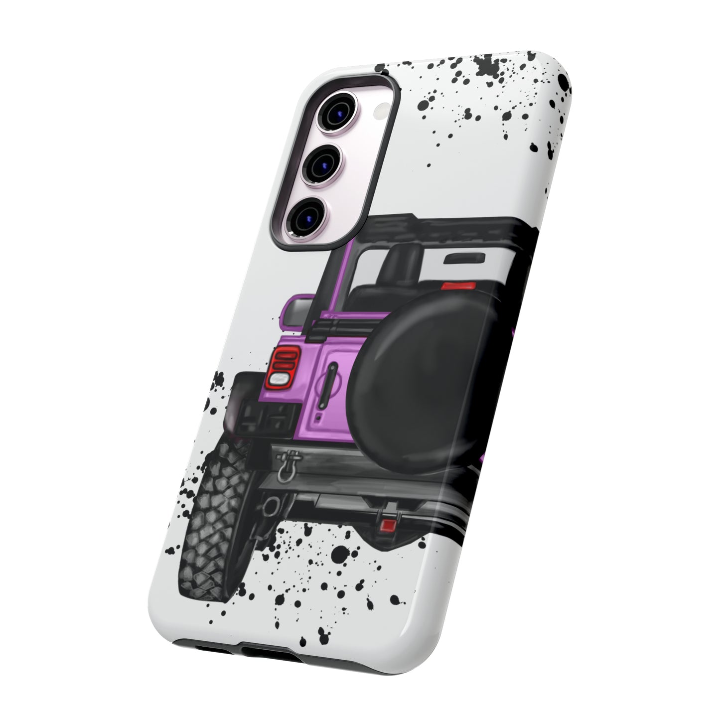 Off Road Life Charcoal Pink/Light Purple Protective Case for Iphone, Google and Samsung