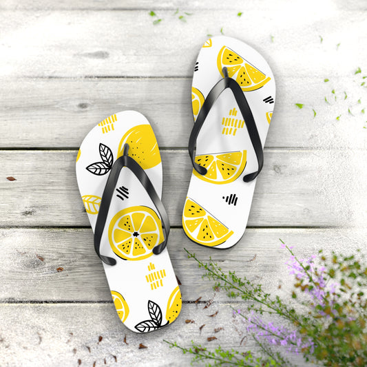 Lemon Love  Summer Flip Flops