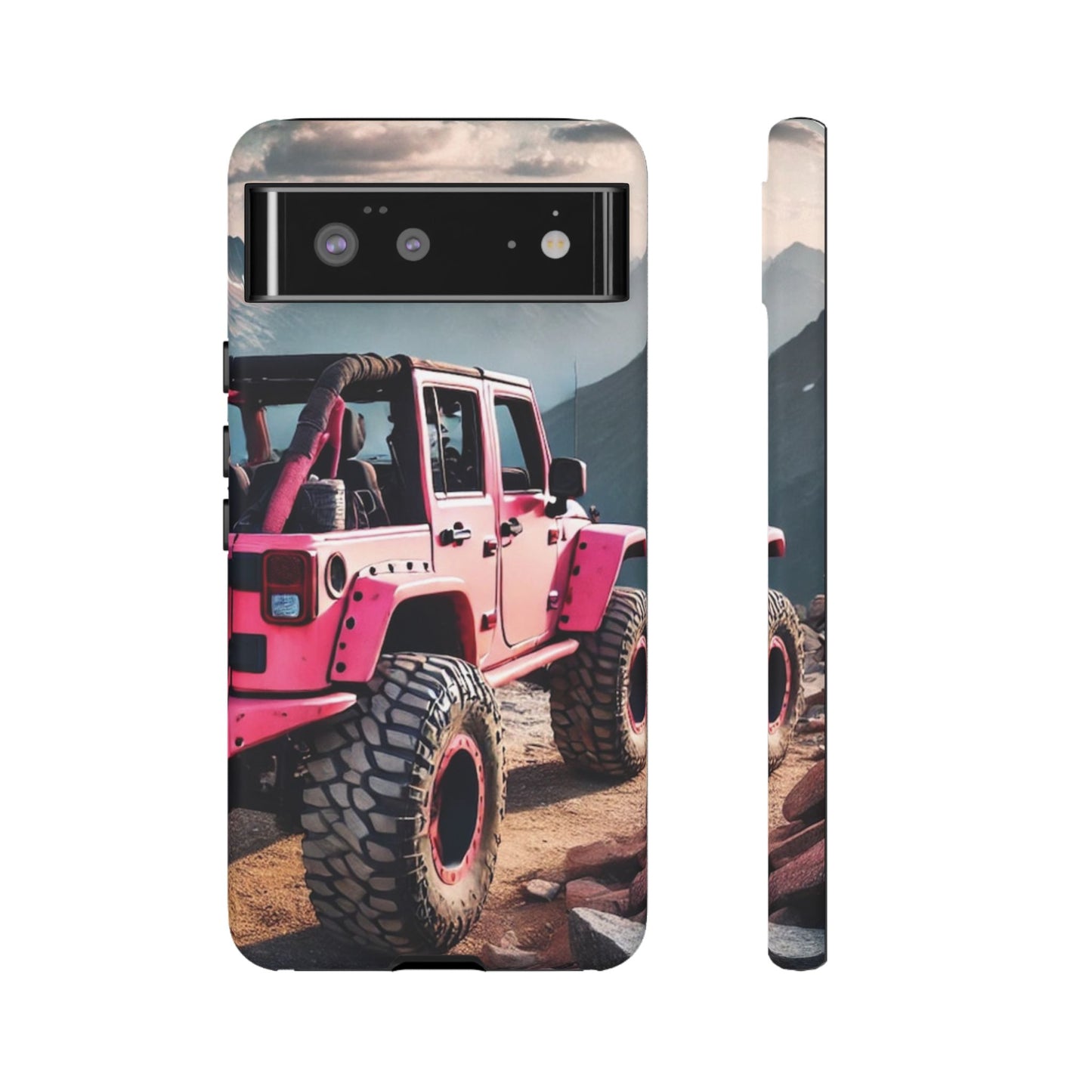 Pink Off Road Girl Phone Case