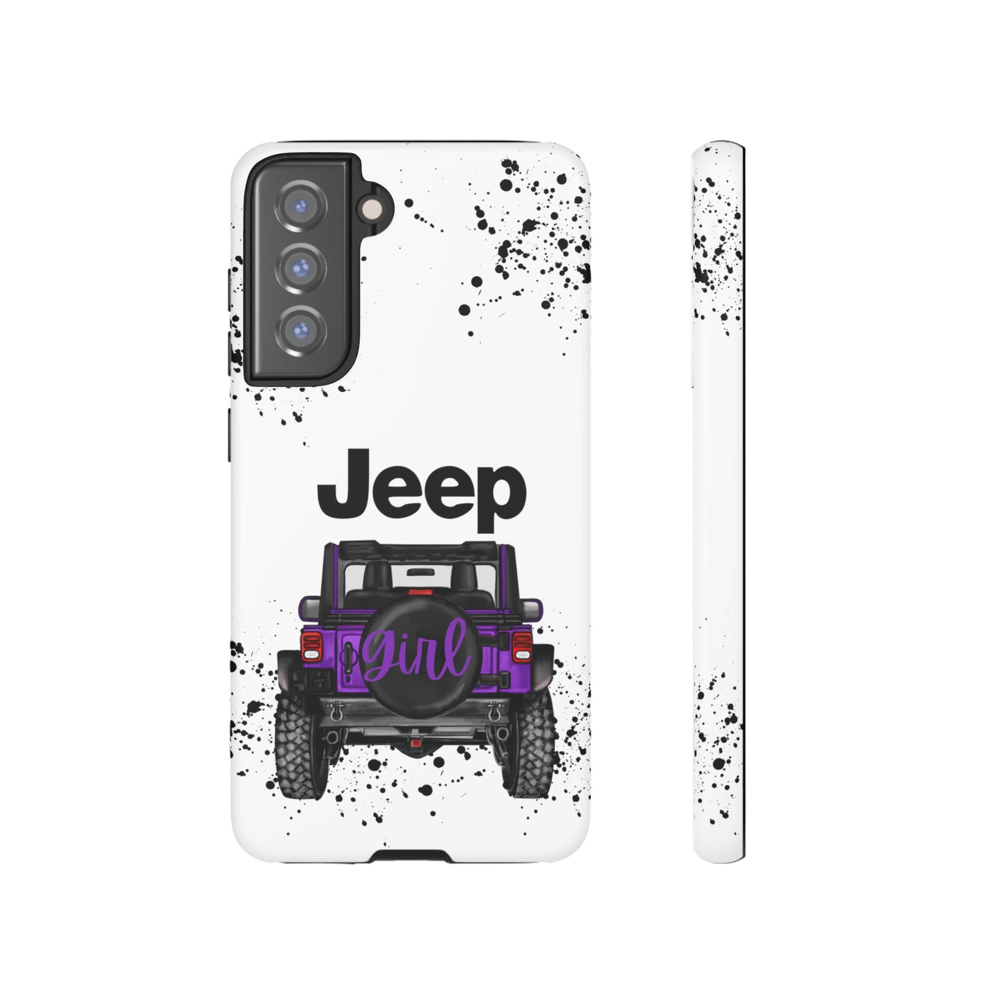 Off Road Girl Dark Purple Protective Case for Iphone, Google and Samsung Phones