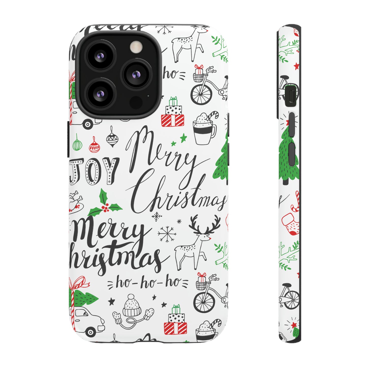 Merry Christmas Protective Phone Case for Iphone, Samsung and Google Phones