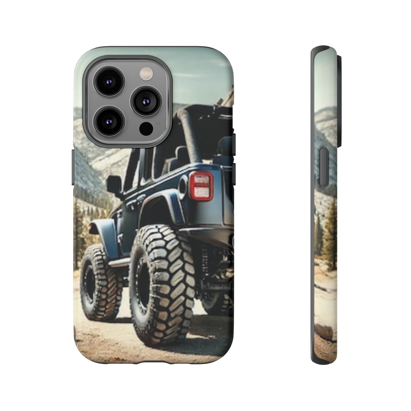 Blue Jeep Protective Phone Case