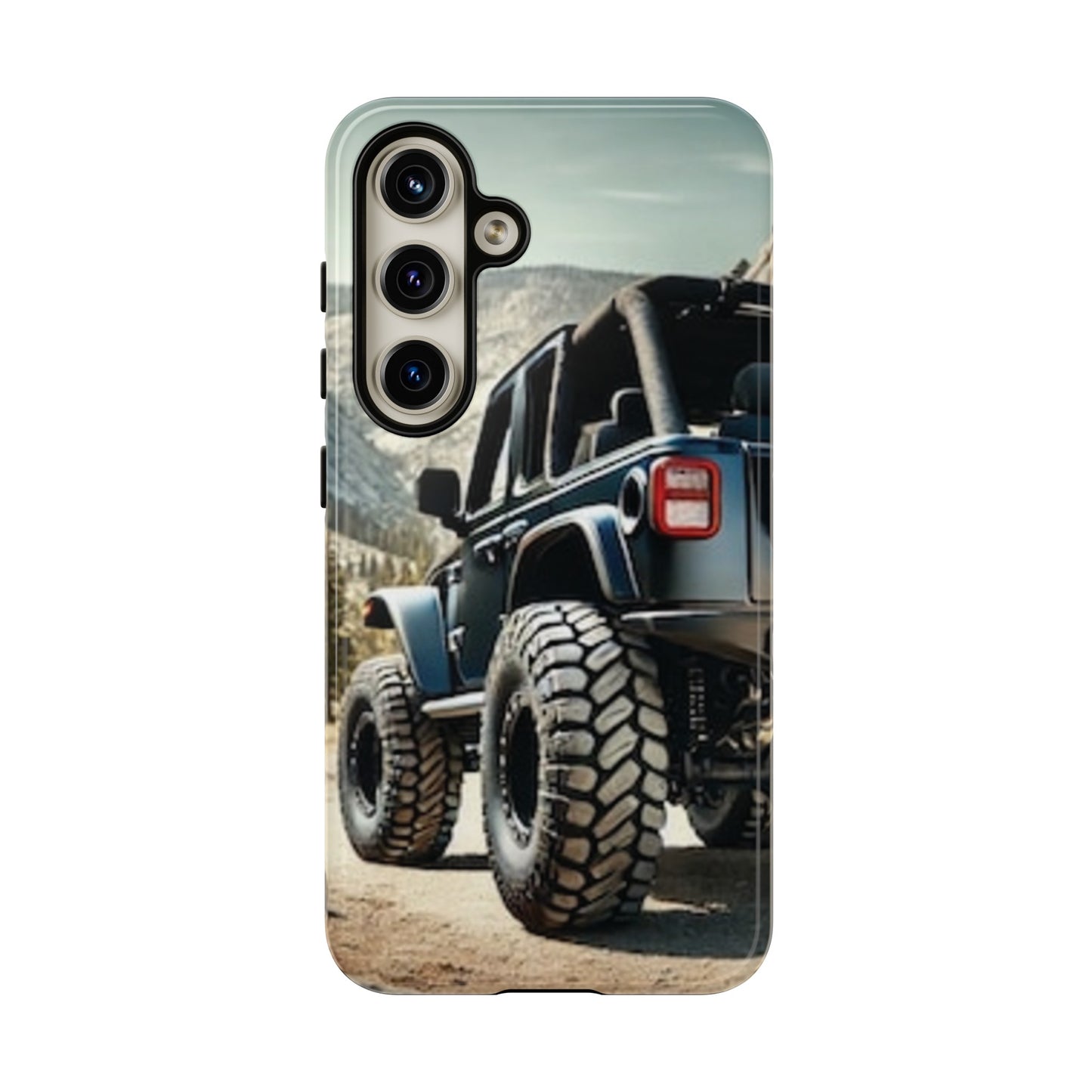 Blue Jeep Protective Phone Case