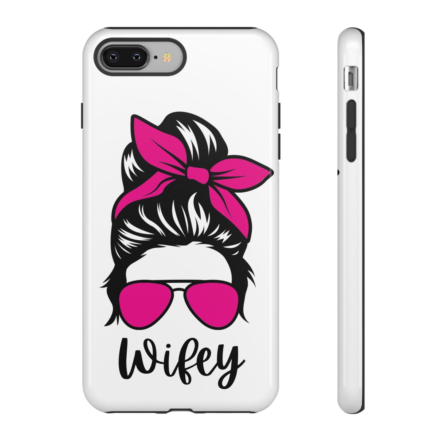 Pink Wifey Protective Case for IPhone, Samsung and Google