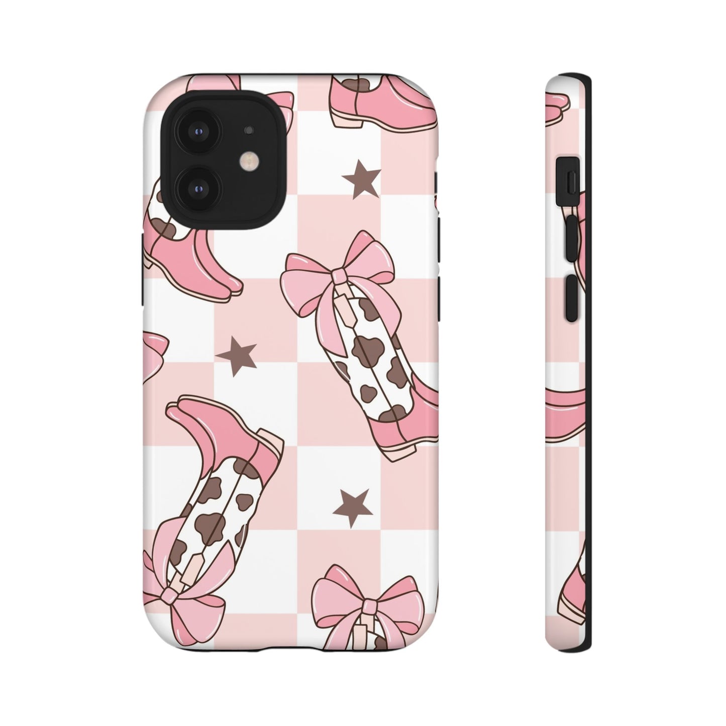 Cowboy Boots and Bows Protective Phone Case