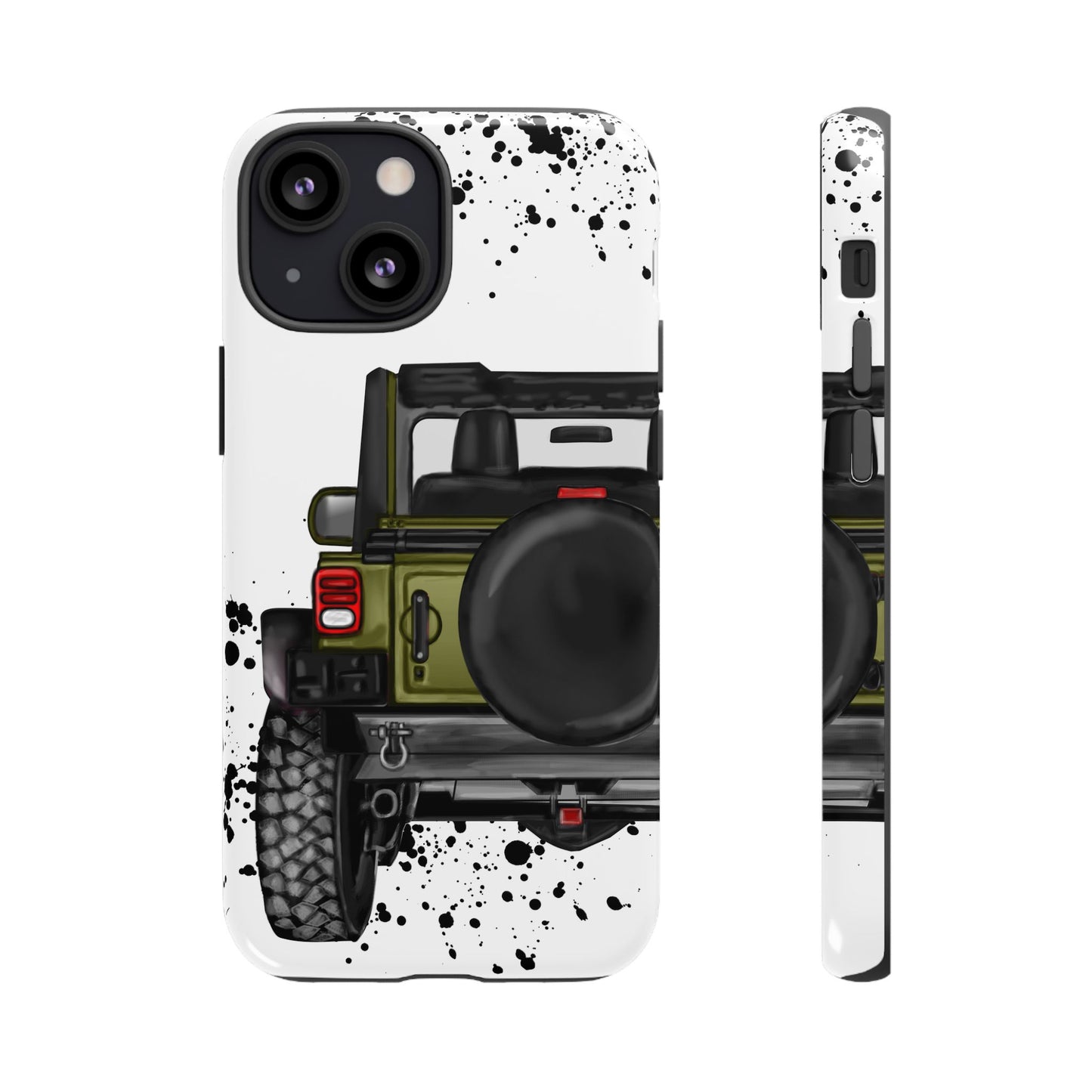 Off Road Life Army Green Protective Case for Iphone, Google and Samsung