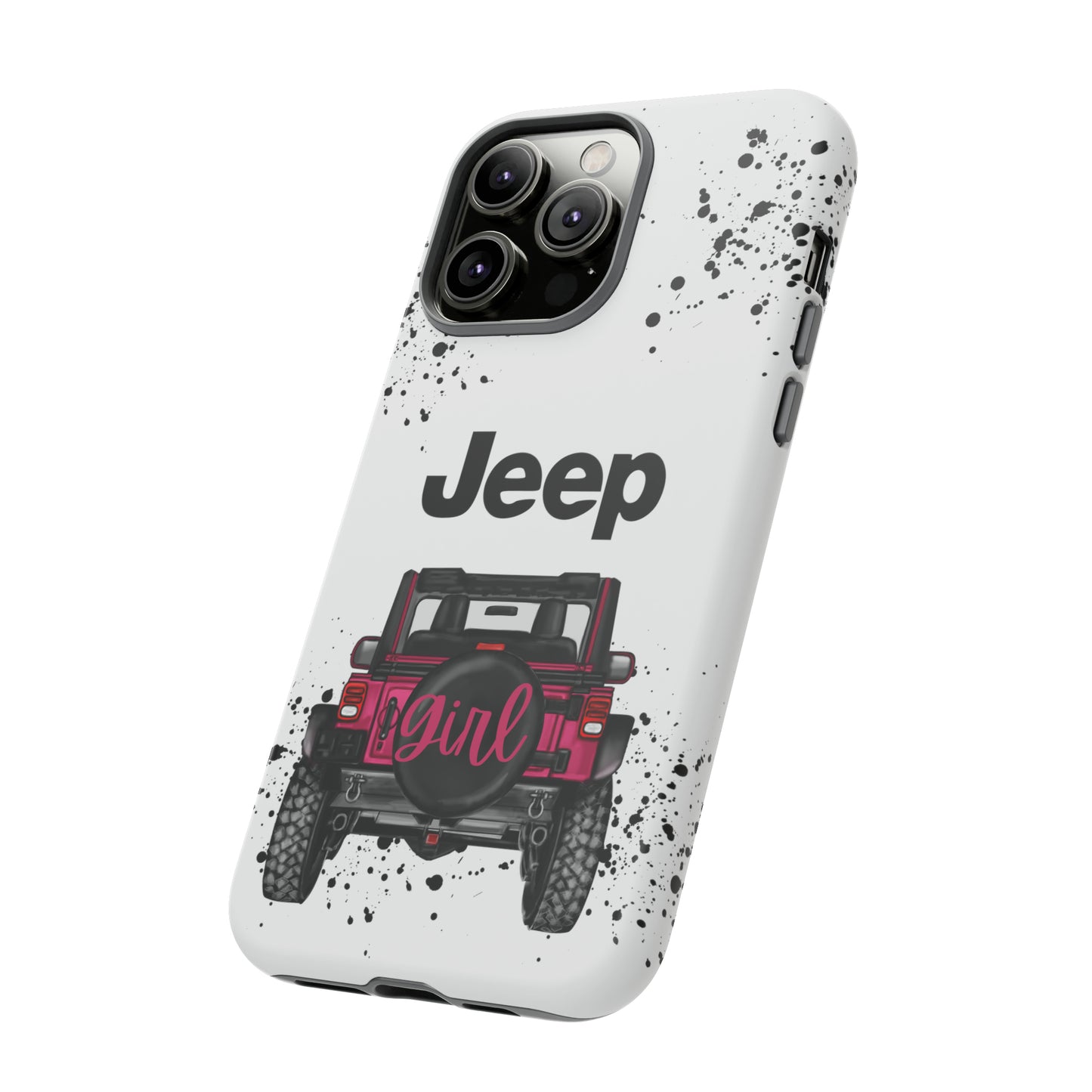 Off Road Girl Red Protective Case for Iphone, Google and Samsung Phones