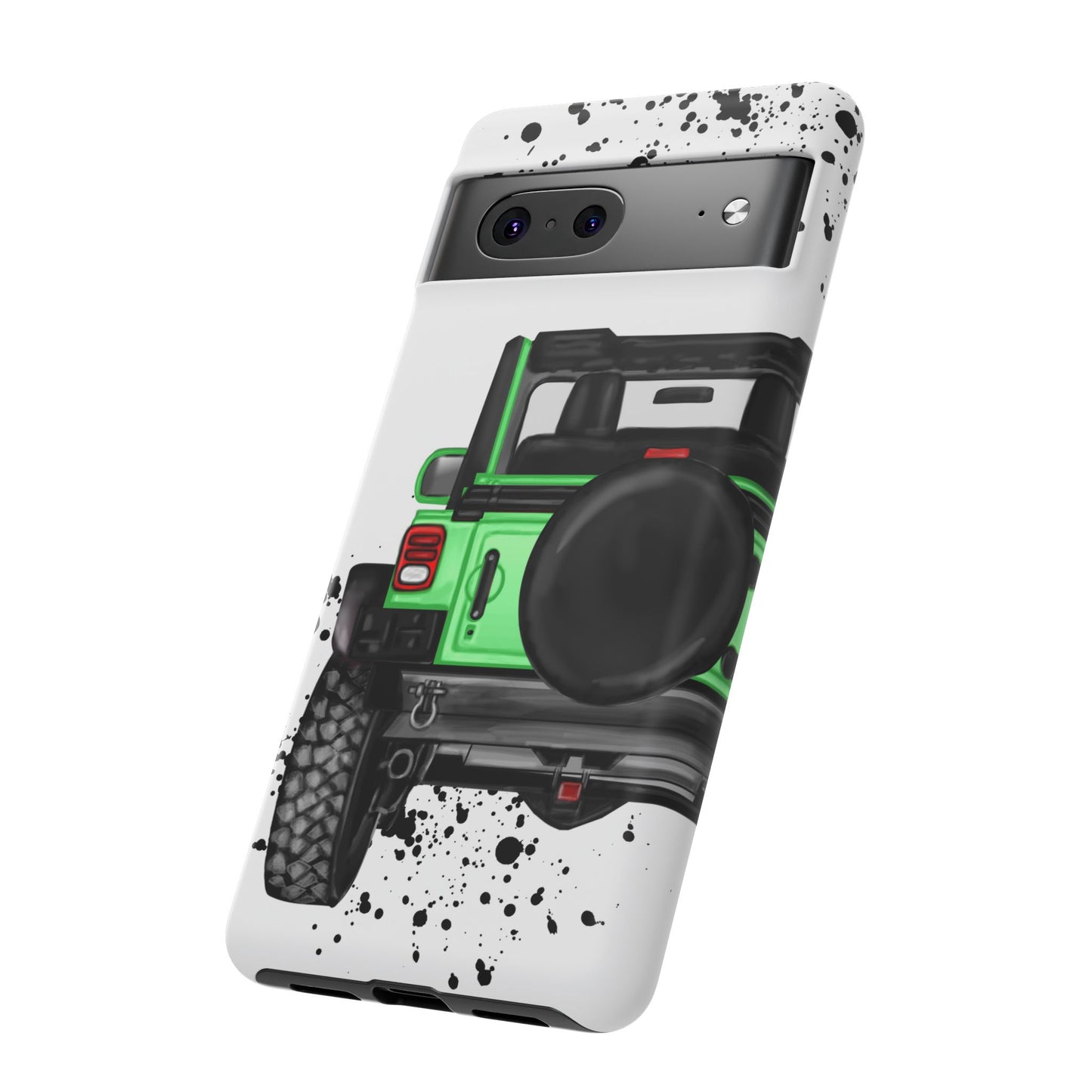Off Road Life Green Protective Case for Iphone, Google and Samsung