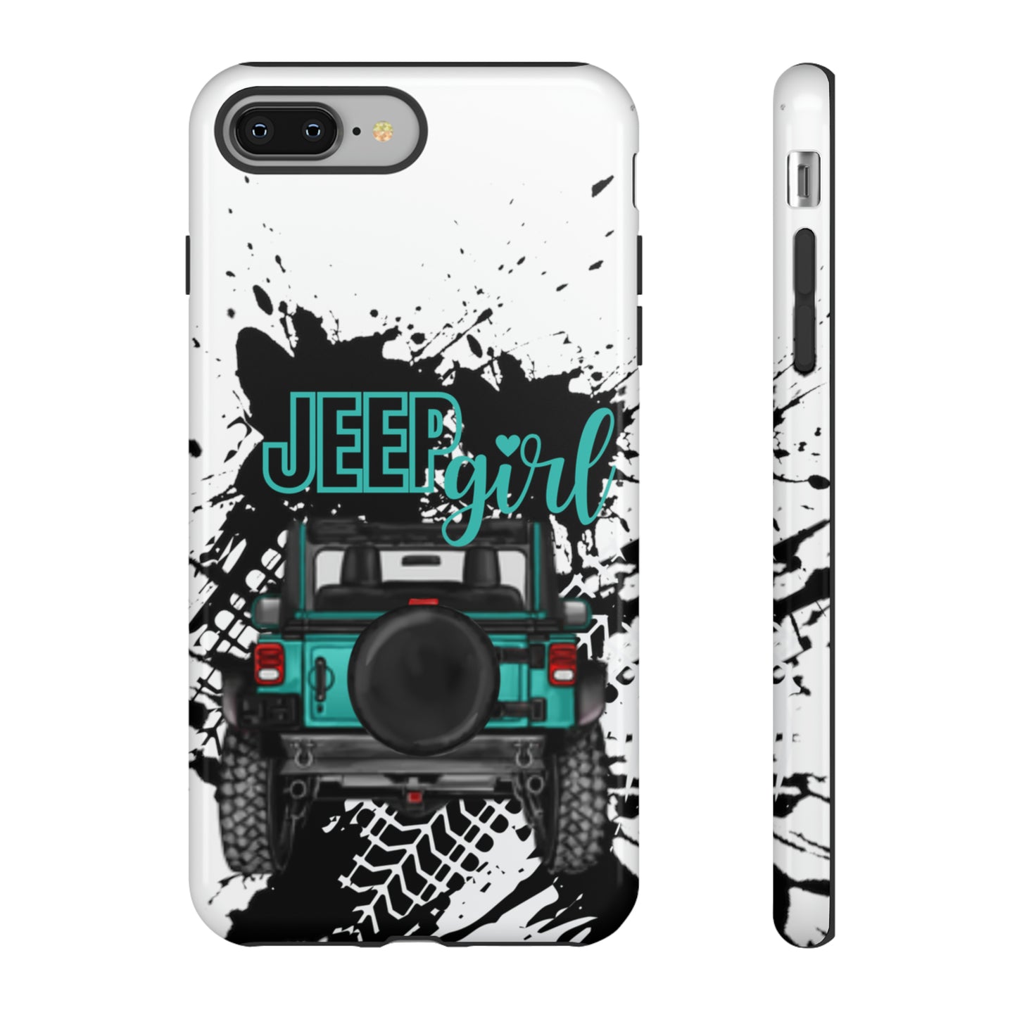 Off Road Girl Turquoise Tough Cases