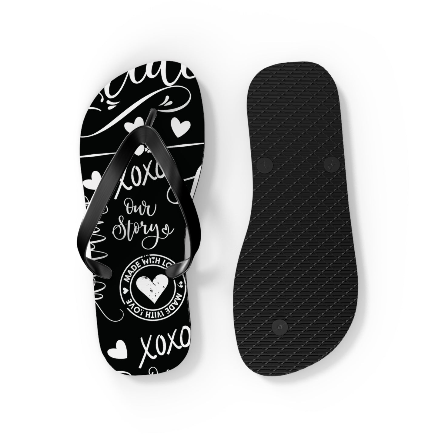 Bride Just Married Flip Flops