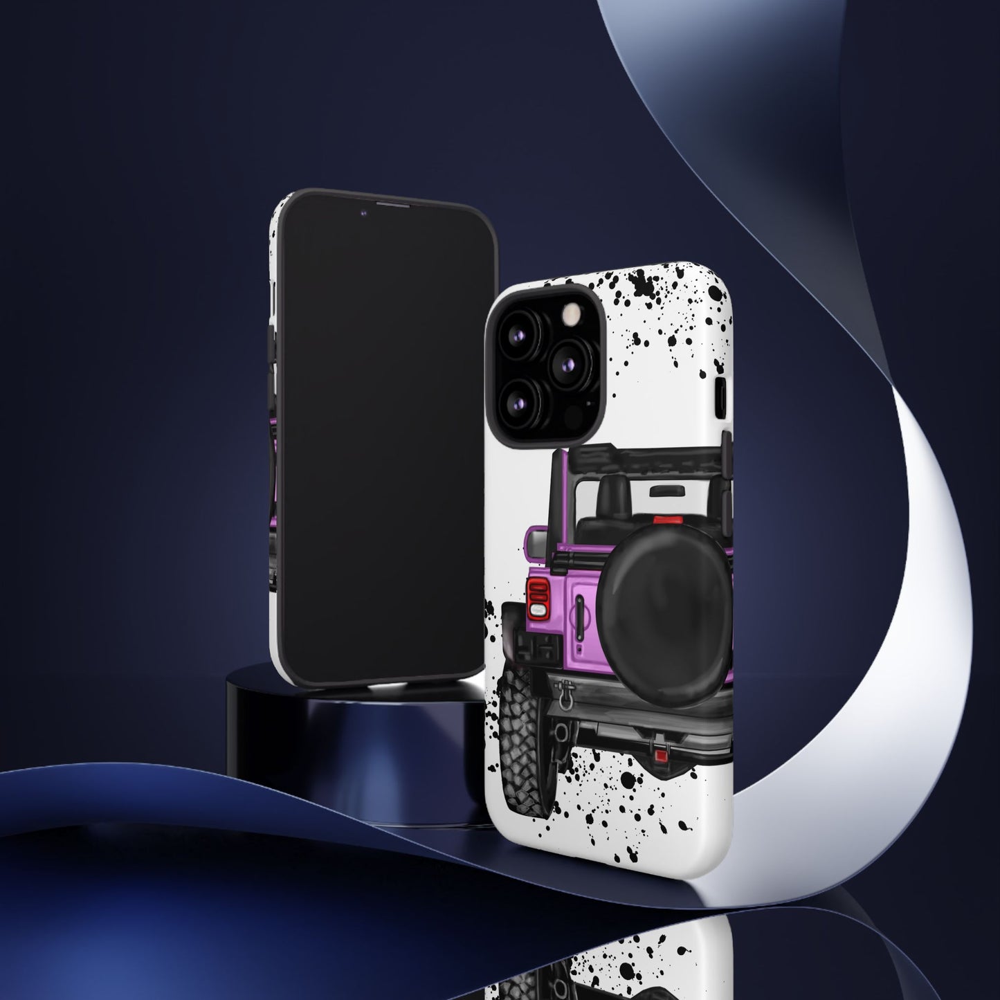 Off Road Life Pink/Light Purple Protective Case for Iphone, Google and Samsung