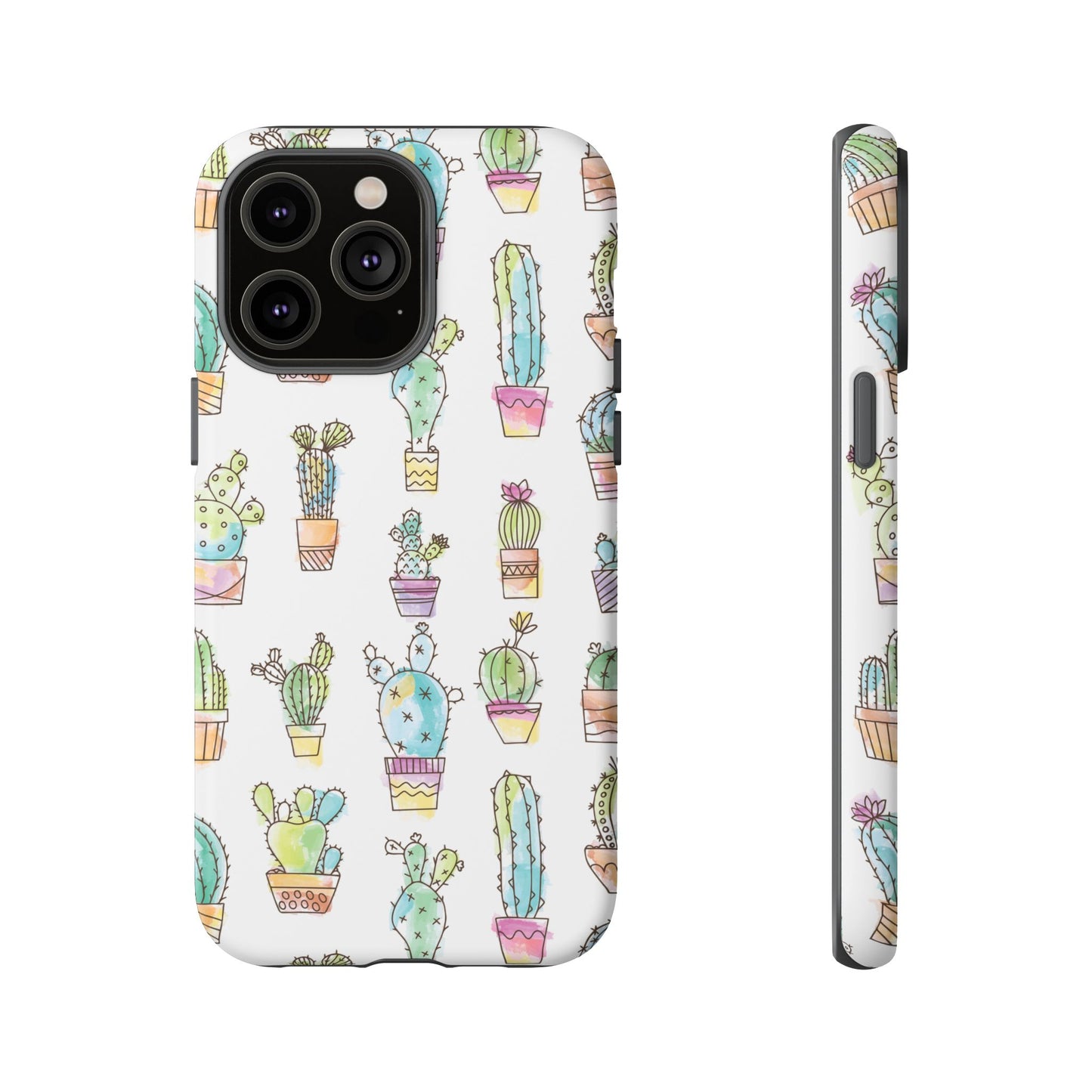 Pastel Cactus Love Phone Case