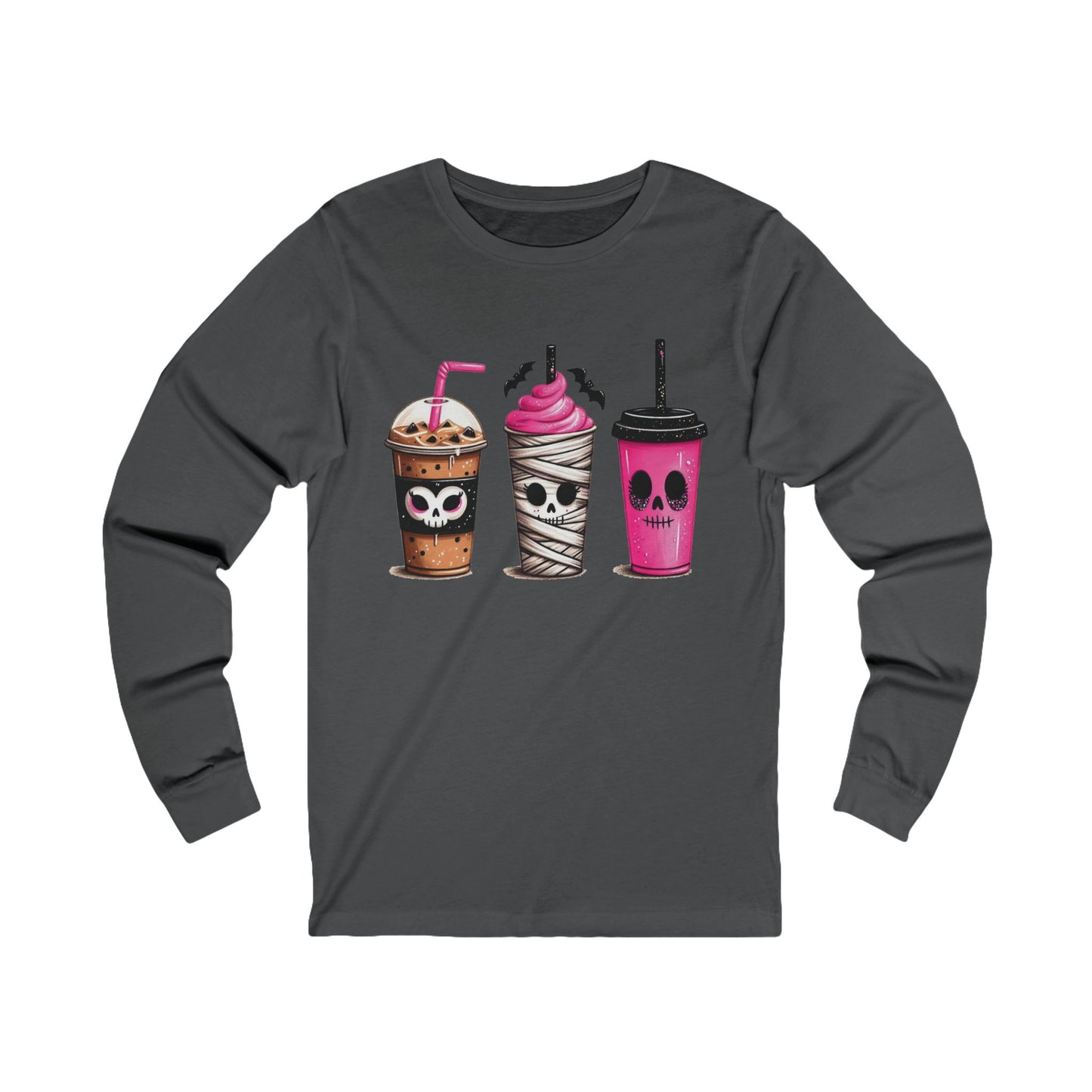 Halloween Drinks Unisex Jersey Long Sleeve Tee