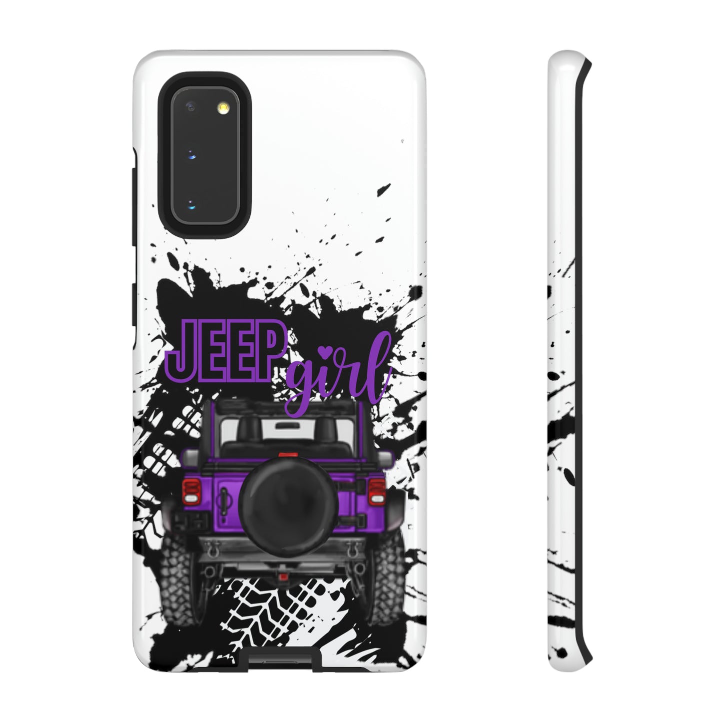 Off Road Girl Purple Tough Cases