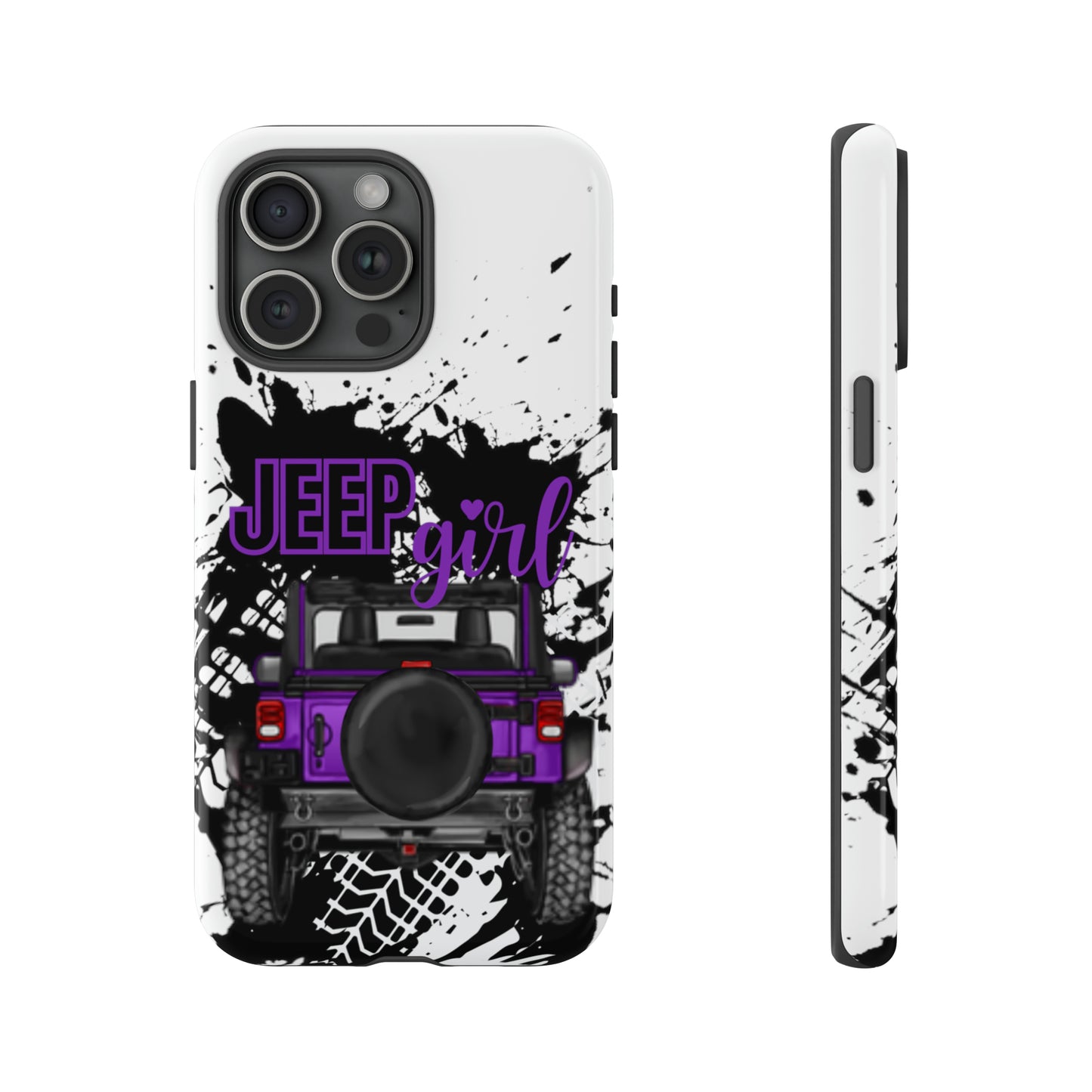 Off Road Girl Purple Tough Cases