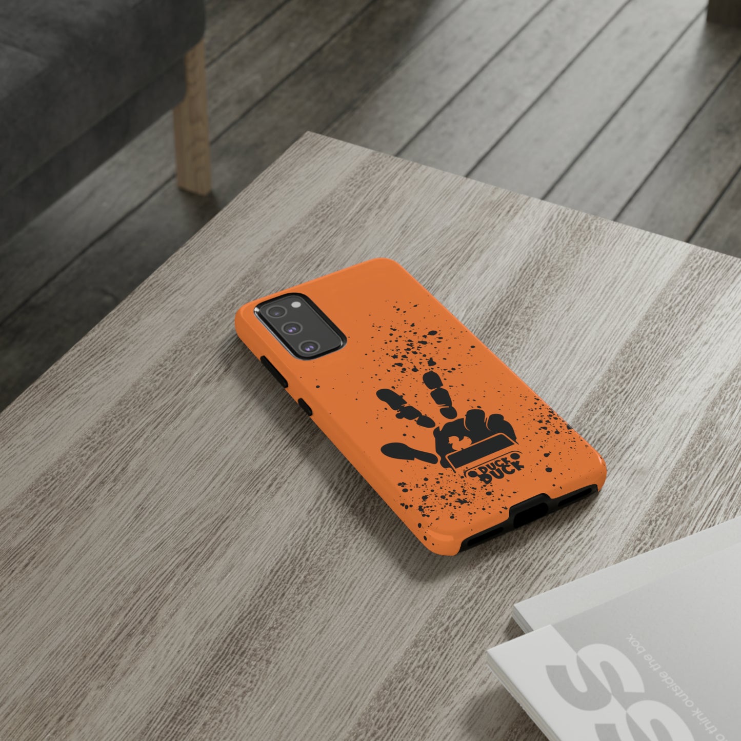 Duck Duck Orange Protective Phone Case for IPhone, Samsung and Google Phones