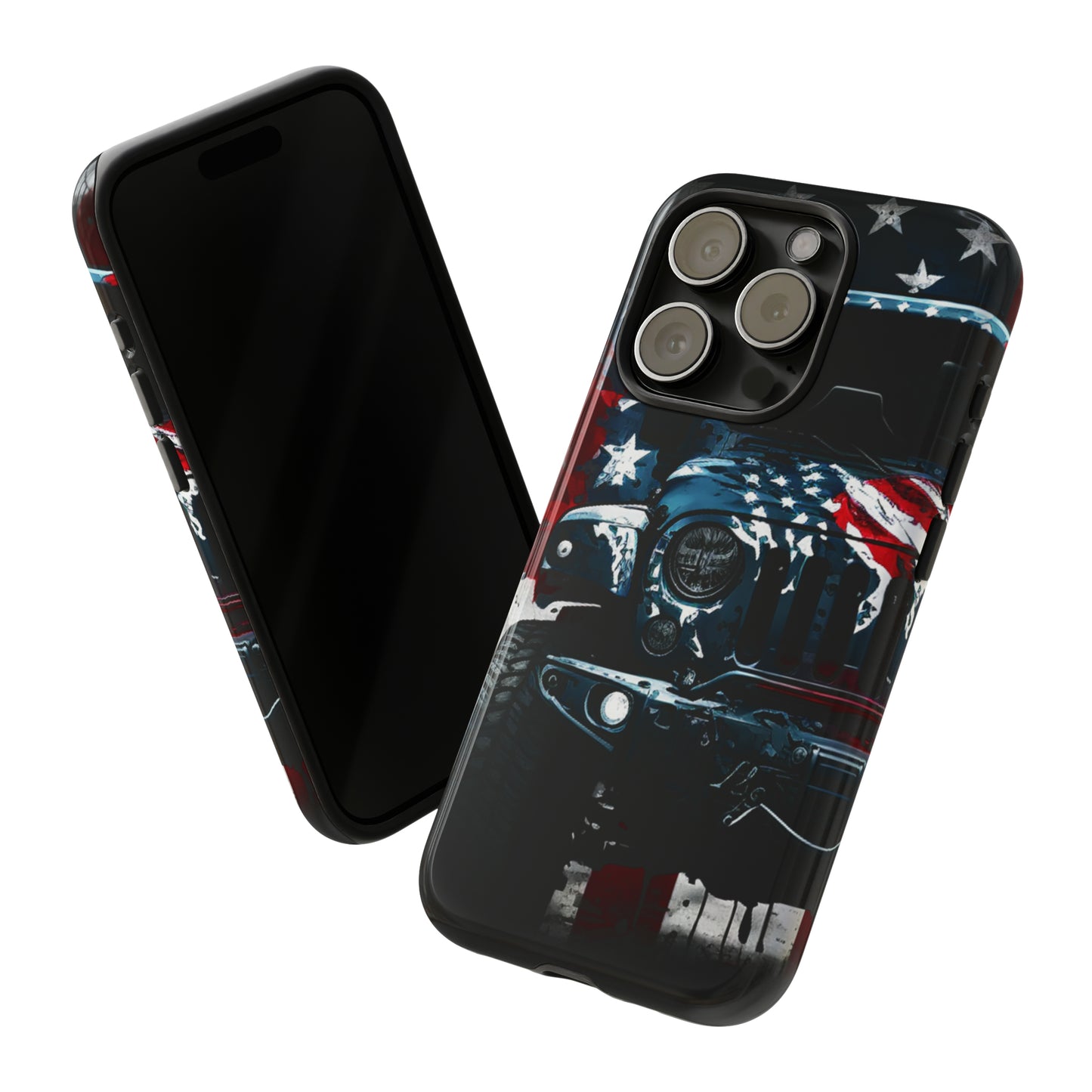 Off Roading Patriotic Protective Drop Proof Case Iphone, Samsung and Google phones