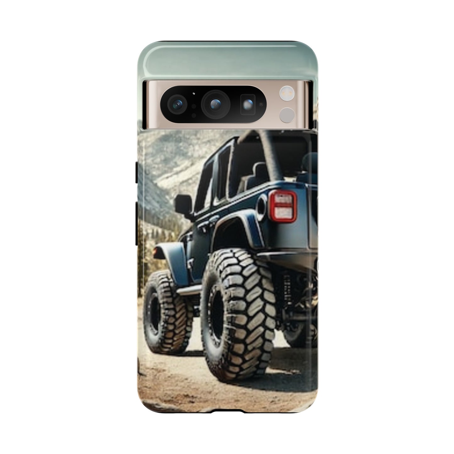 Blue Jeep Protective Phone Case