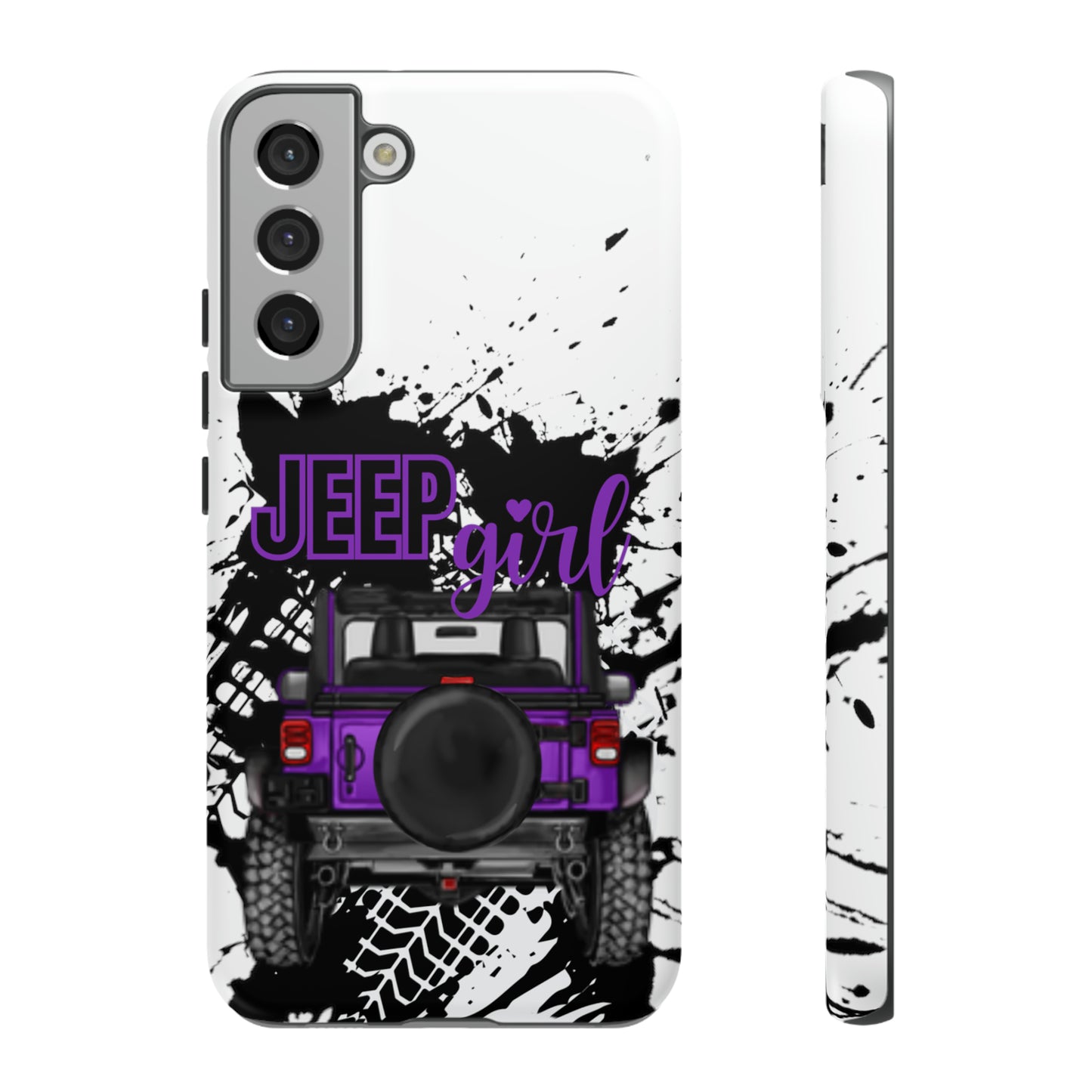 Off Road Girl Purple Tough Cases