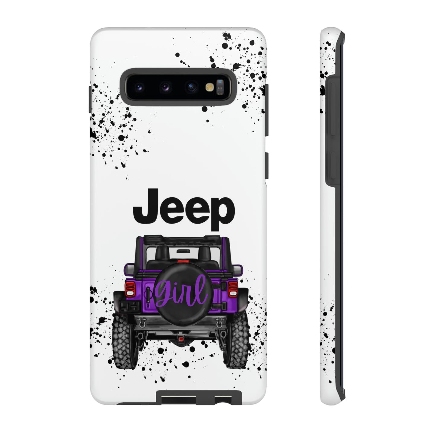 Off Road Girl Dark Purple Protective Case for Iphone, Google and Samsung Phones