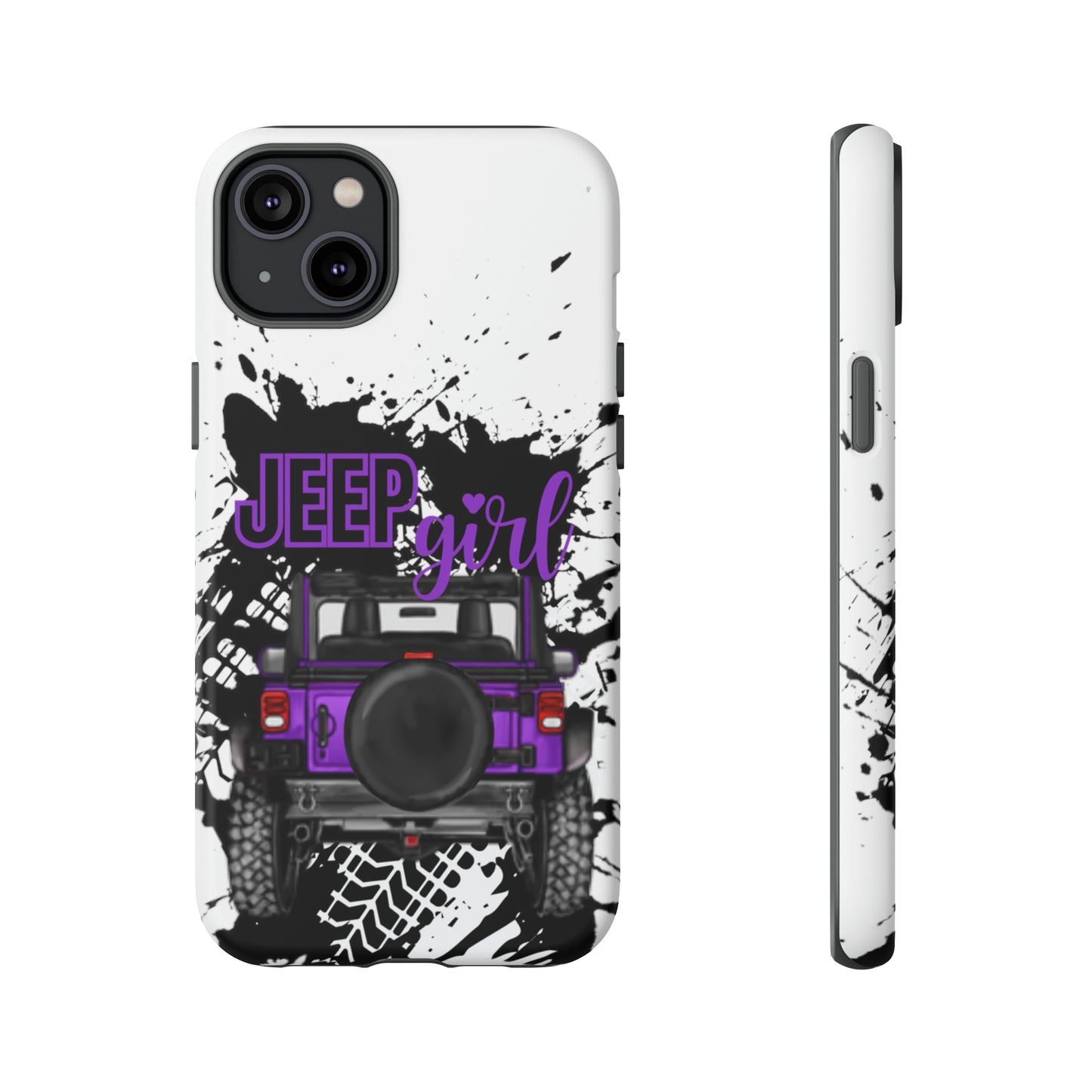 Off Road Girl Purple Tough Cases