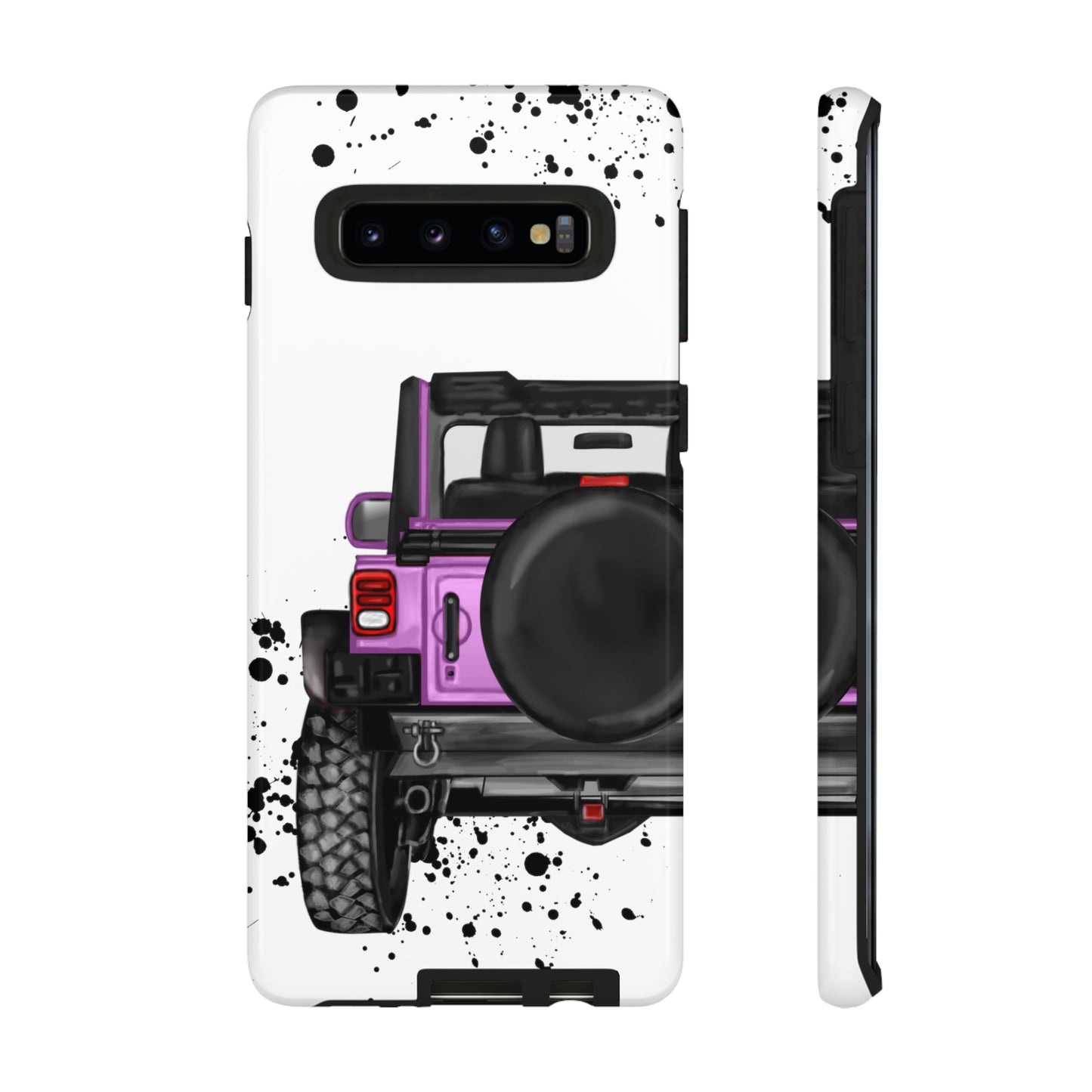 Off Road Life Charcoal Pink/Light Purple Protective Case for Iphone, Google and Samsung