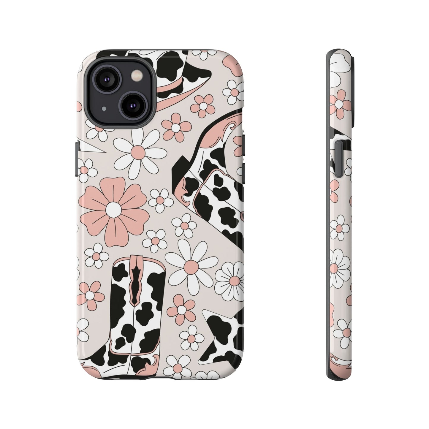 Western Flower Protective Phone Case for Google, Iphone and Samsung Phones