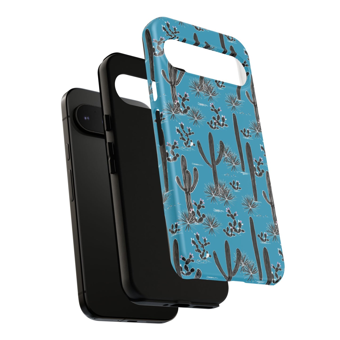 Turquoise Cactus Love Phone Case