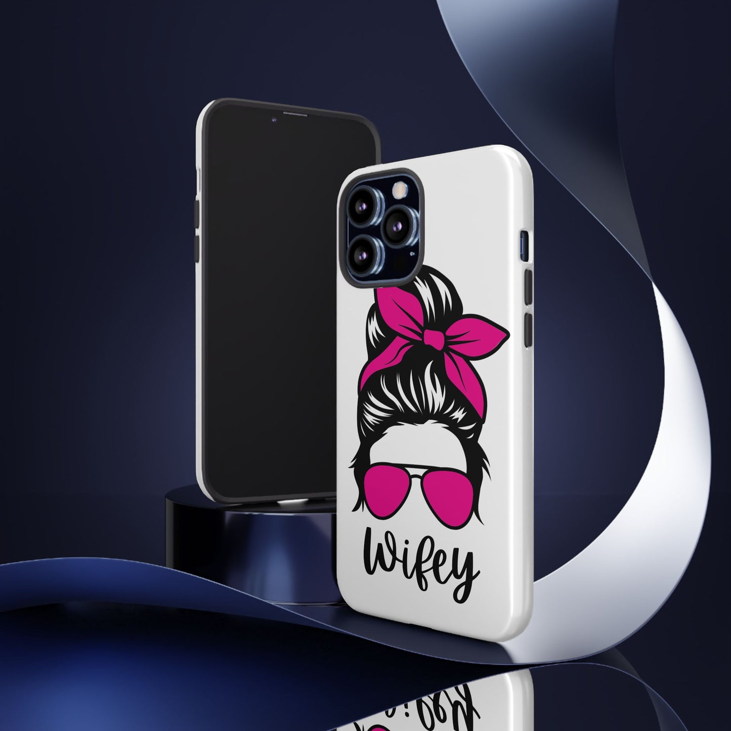 Pink Wifey Protective Case for IPhone, Samsung and Google